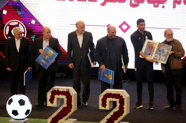 تصاویر | مراسم بدرقه و رونمایی از پیراهن تیم ملی فوتبال در جام جهانی ق