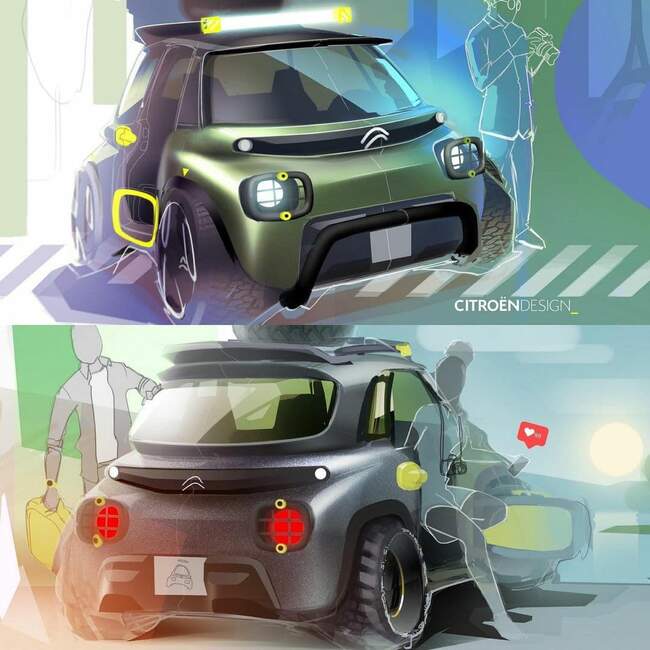 رونمایی از My Ami Buggy خودروی برقی جدید سیتروئن