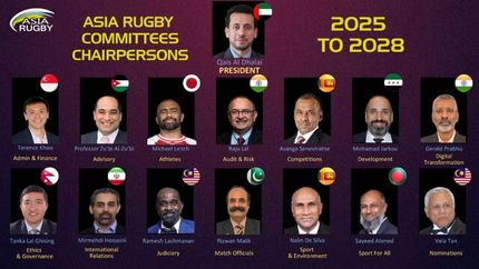 یک ایرانی، رئیس دپارتمان روابط بین الملل کنفدراسیون راگبی آسیا شد
