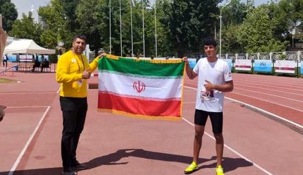 قهرمانی پرتابگر چکش ایران در مسابقات آسیا