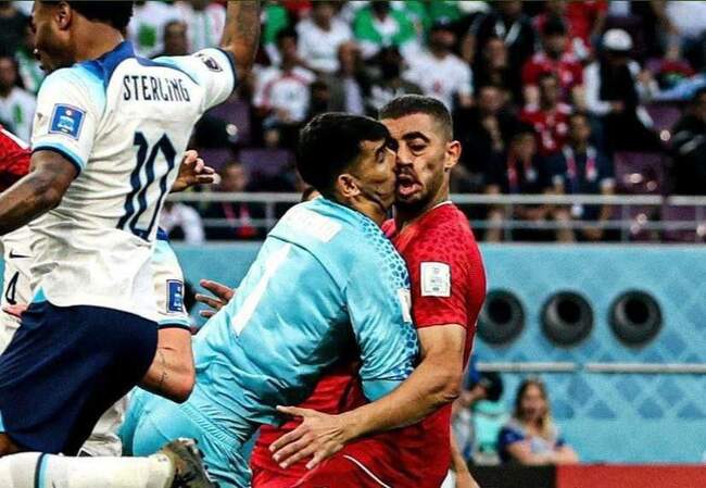 نگاه دوربینی به بازی ایران و انگلیس در جام جهانی ۲۰۲۲