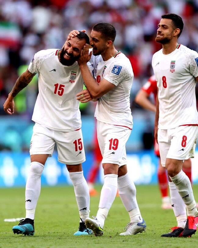 جام جهانی: بازی ایران و ولز از دید لنز دوربین‌ها