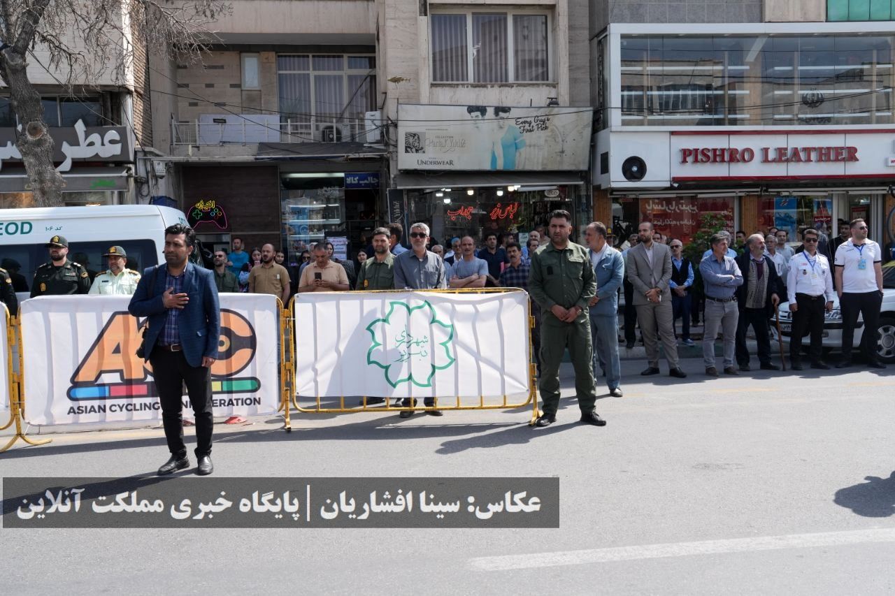 تصاویری از آغاز دور دوم سی و هفتمین دور تور دوچرخه سواری ایران آذربایجان
