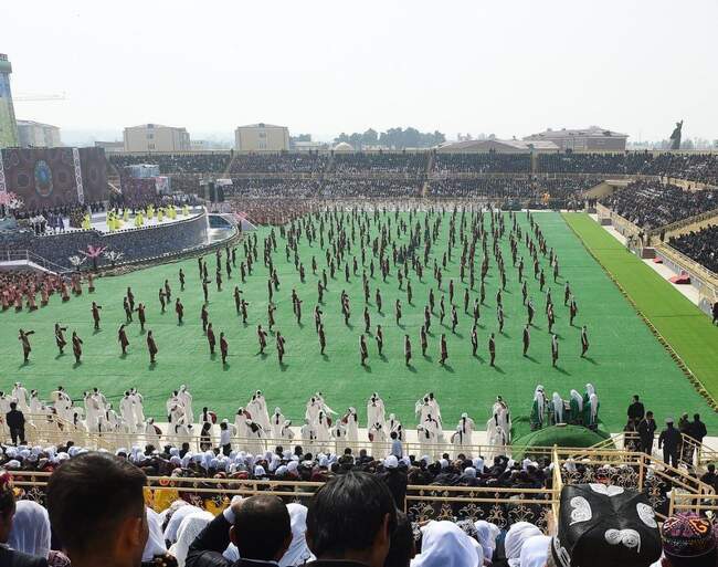 جشن نوروز در تاجیکستان با حضور رئیس جمهور این کشور برگزار شد