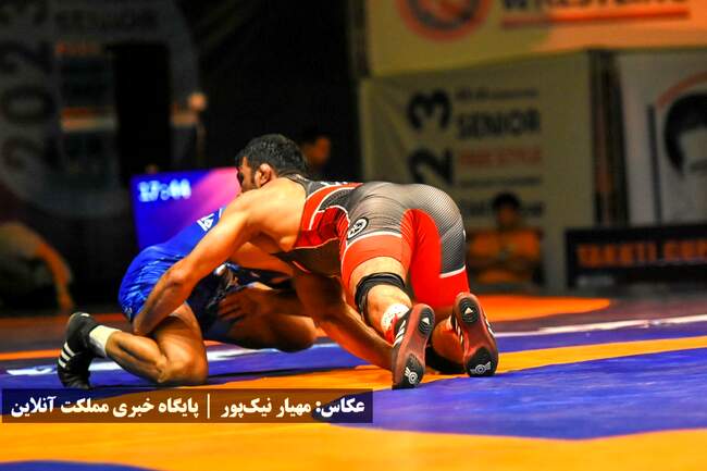 کشتی آزاد جام تختی در ارومیه از لنز دوربین