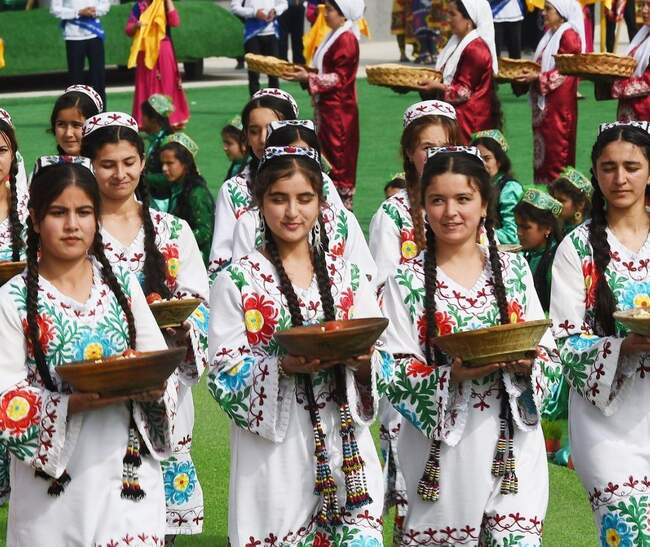 جشن نوروز در تاجیکستان با حضور رئیس جمهور این کشور برگزار شد