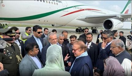 رئیس جمهور وارد شهر لاهور پاکستان شد