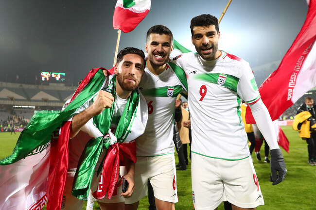 شادی ملی‌پوشان بعد از پایان بازی با عراق و صعود به جام جهانی