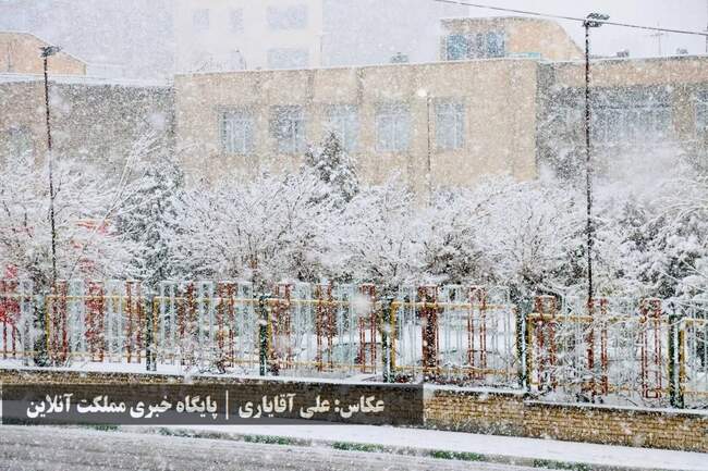 طراوت زمستانی ارومیه با اولین برف سال / تصاویر