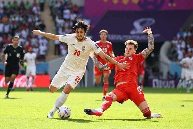جام جهانی: بازی ایران و ولز از دید لنز دوربین‌ها
