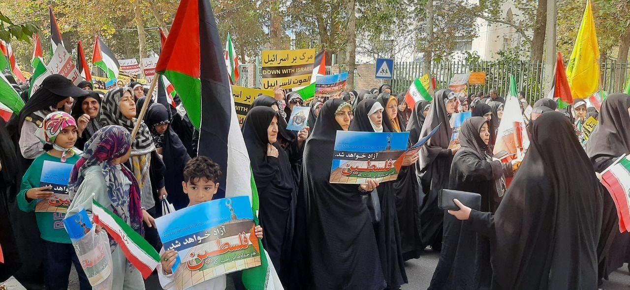 راهپیمایی حمایت از مردم مظلوم فلسطین در نقاط مختلف کشور