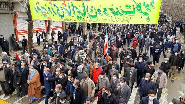 مراسم راهپیمایی ٢٢ بهمن در نقاط مختلف کشور