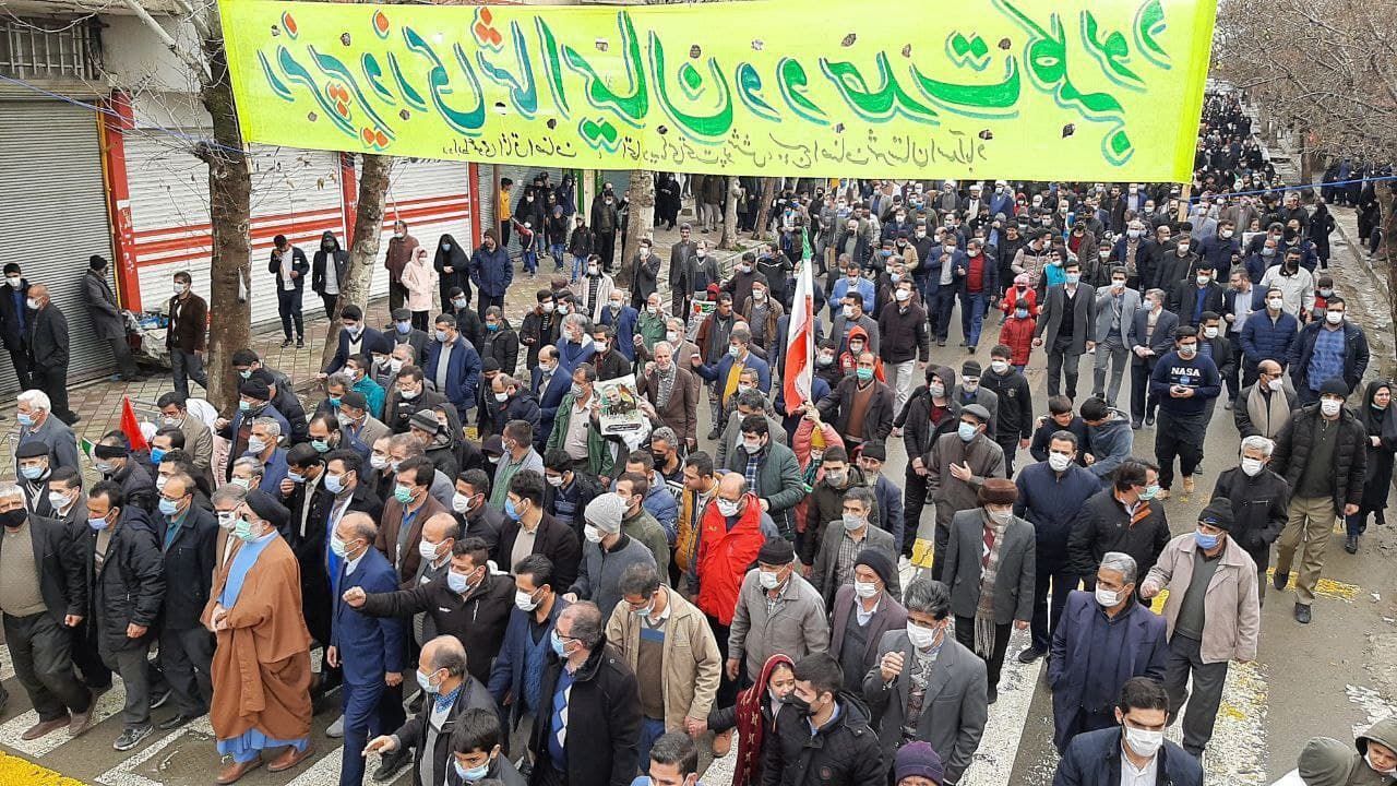 مراسم راهپیمایی ٢٢ بهمن در نقاط مختلف کشور