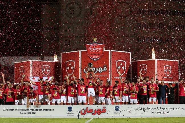 بازی پرسپولیس و نساجی و جشن قهرمانی سرخپوشان / تصاویر