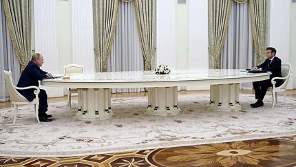 اظهار امیدواری ماکرون بعد از دیدار با پوتین برای حل تنش اوکراین
