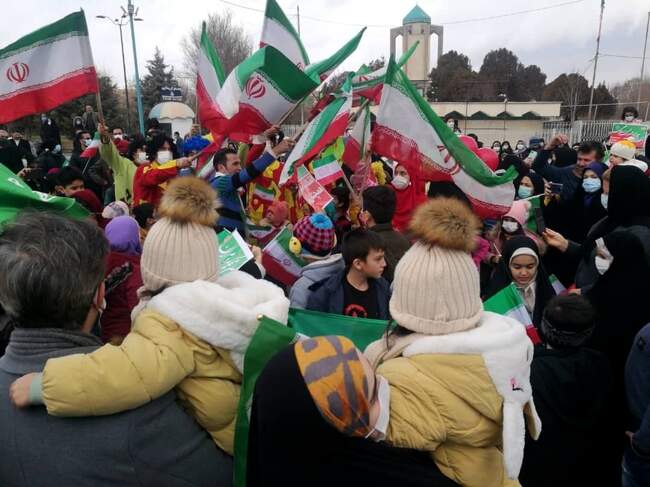 مراسم راهپیمایی ٢٢ بهمن در نقاط مختلف کشور