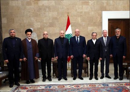 قالیباف با رئیس جمهور لبنان دیدار کرد