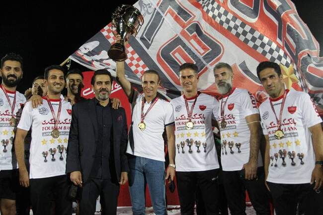 تصاویر | جشن پنجمین قهرمانی متوالی پرسپولیس در لیگ برتر