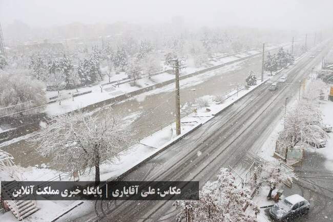 طراوت زمستانی ارومیه با اولین برف سال / تصاویر