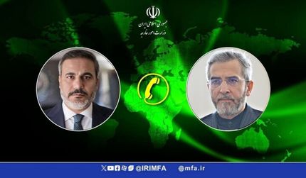 گفت و گوی تلفنی سرپرست وزارت امور خارجه با همتای ترک درخصوص آخرین تحولات فلسطین