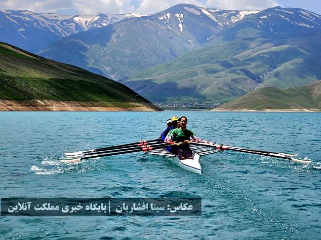 ششمین اردوی تیم ملی روئینگ بانوان در حال برگزاریست / تصاویر