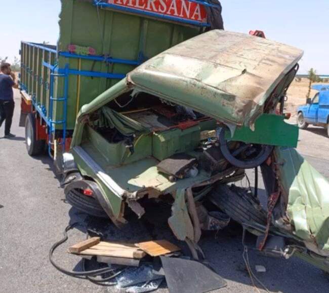 تصاویری از دو تصادف سنگین امروز / باز هم ایربگ‌ها باز نشد
