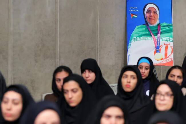تصاویری از دیدار جامعه ورزش با رهبر انقلاب