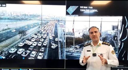فرونشست به اتوبان شهید باکری تهران رسید و ترافیک سنگین ایجاد کرد