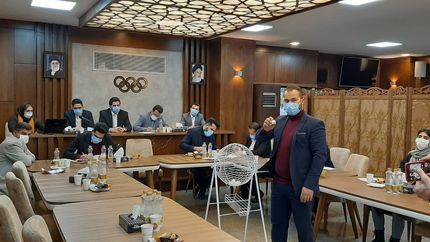 مراسم قرعه‌کشی لیگ‌های کاراته برگزار شد