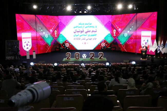 تصاویر | مراسم بدرقه و رونمایی از پیراهن تیم ملی فوتبال در جام جهانی ق