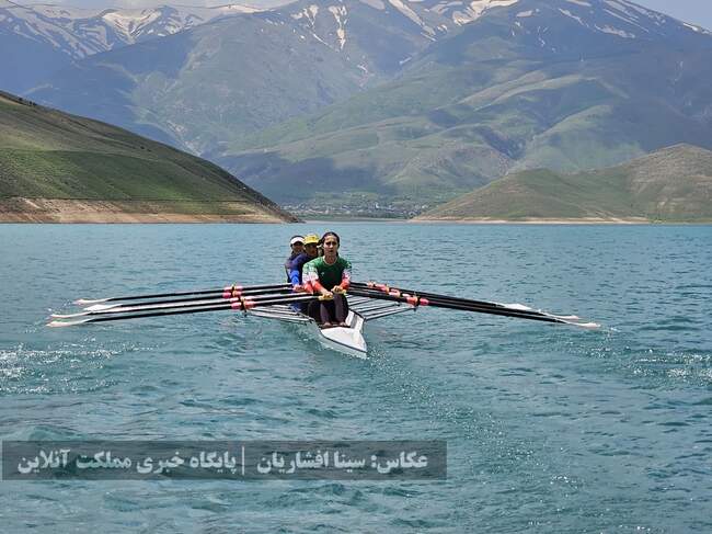 ششمین اردوی تیم ملی روئینگ بانوان در حال برگزاریست / تصاویر