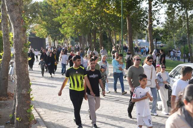 همایش بزرگ پیاده روی خانوادگی شهرستان مهاباد برگزار شد
