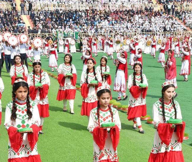 جشن نوروز در تاجیکستان با حضور رئیس جمهور این کشور برگزار شد