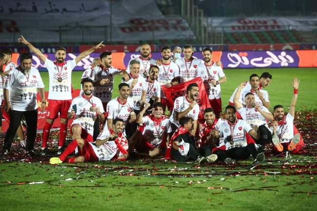 تصاویر | جشن پنجمین قهرمانی متوالی پرسپولیس در لیگ برتر