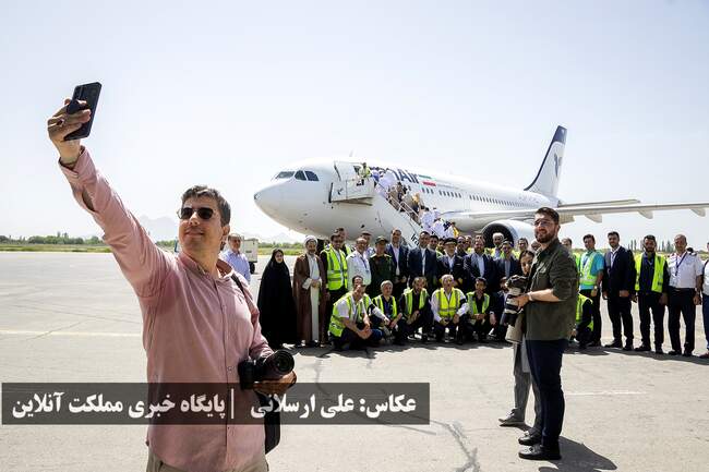 اعزام زائرین سرزمین وحی (حجاج) آذربایجان‌غربی از فرودگاه بین‌الملل�