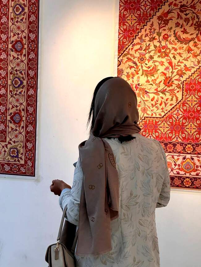 نمایشگاه انفرادی طراحی نقوش ایرانی در ارومیه