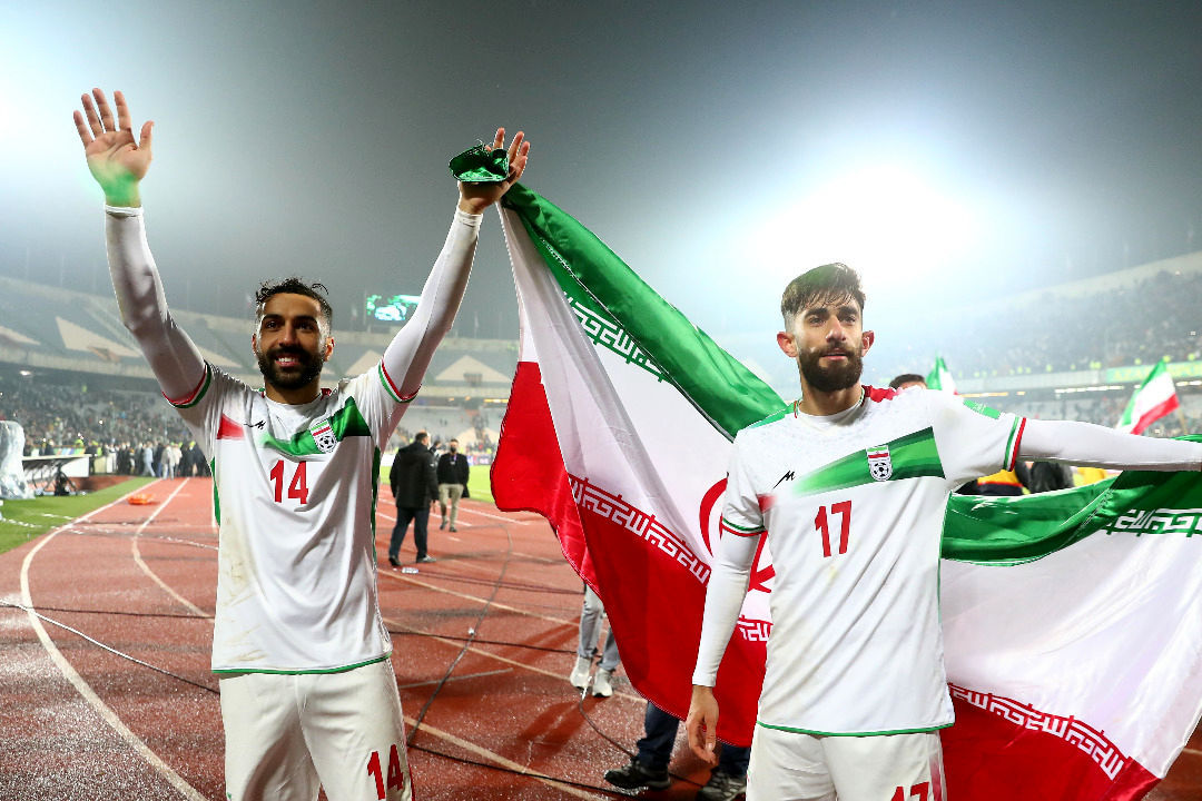 شادی ملی‌پوشان بعد از پایان بازی با عراق و صعود به جام جهانی