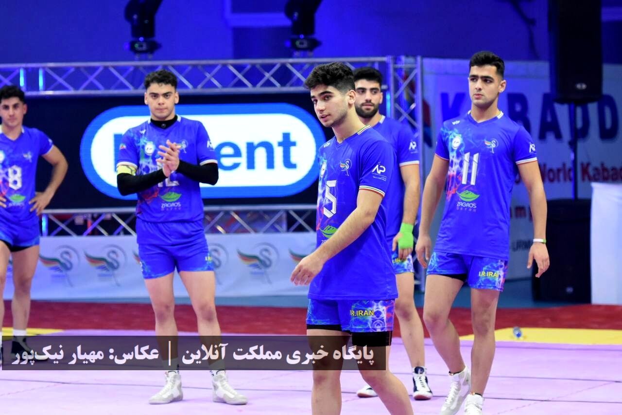 برد تیم ملی کبدی ایران مقابل اوگاندا در مسابقات قهرمانی جوانان جهان /