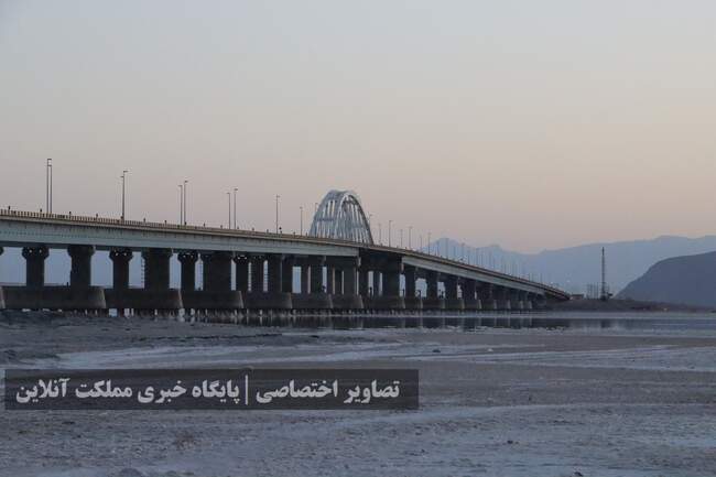 دریاچه ارومیه کم آب تر از همیشه