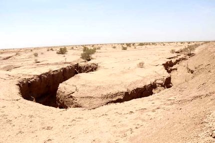 فرونشست شدید در استان البرز