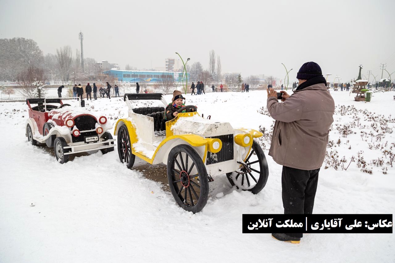 نیمه نخست زمستان ارومیه گذشت / برف و بافت تاریخی شهر در کنار بافت جدید