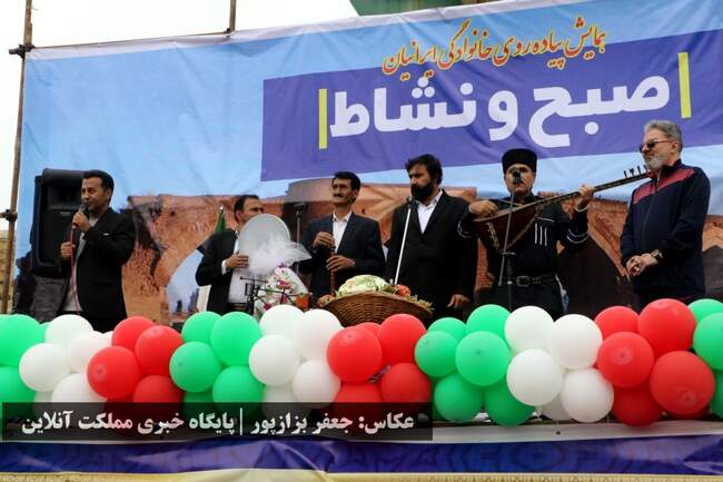 همایش پیاده‌روی خانوادگی و دوچرخه سواری در میاندوآب برگزار شد