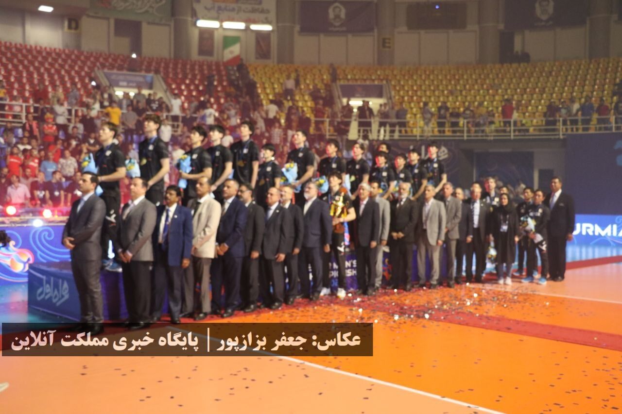 فینال و مراسم اختتامیه والیبال قهرمانی مردان آسیا در ارومیه / تصاویر