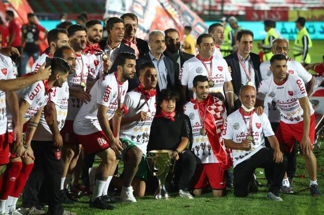 تصاویر | جشن پنجمین قهرمانی متوالی پرسپولیس در لیگ برتر