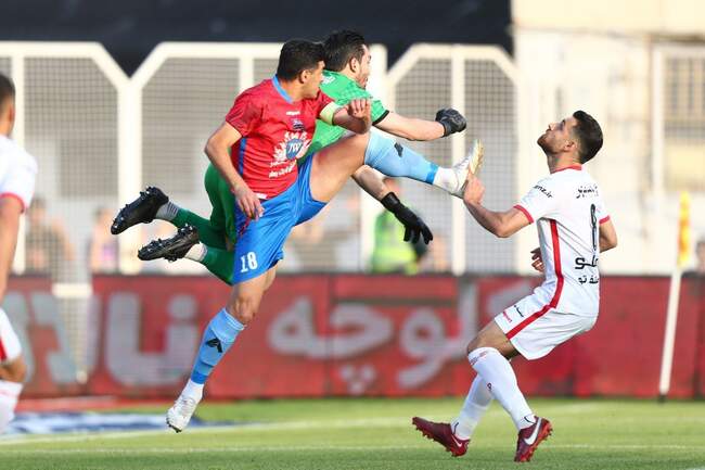 بازی پرسپولیس و نساجی و جشن قهرمانی سرخپوشان / تصاویر