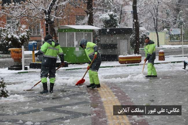 در هشتاد و ششمین روز پائیز، ارومیه سفیدپوش شد