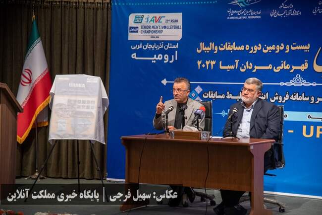 حضور پرتعداد خبرنگاران آذربایجان‌غربی در نشست خبری والیبال قهرمانی
