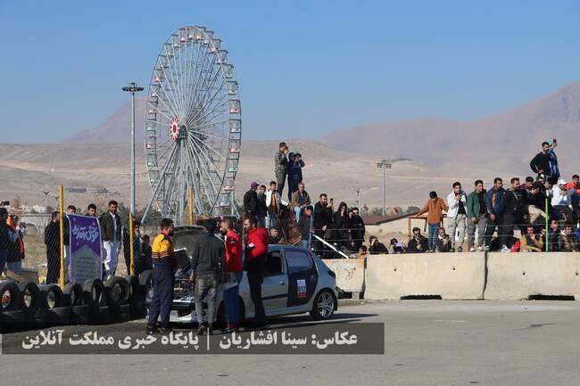 مسابقه کشوری اتومبیل‌رانی درگ در ارومیه برگزار شد + تصاویر