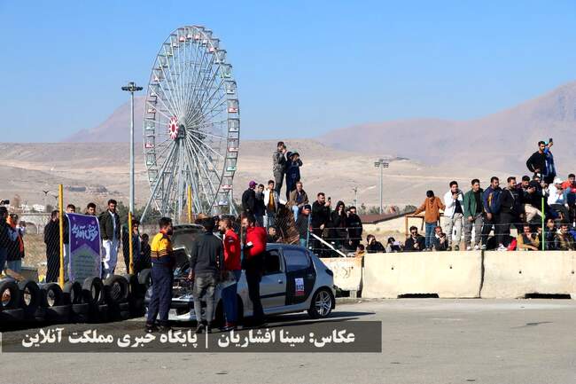 مسابقه کشوری اتومبیل‌رانی درگ در ارومیه برگزار شد + تصاویر