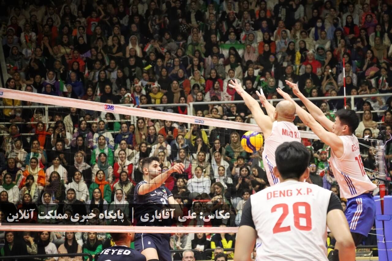 روز ششم والیبال قهرمانی مردان آسیا در ارومیه / تصاویر